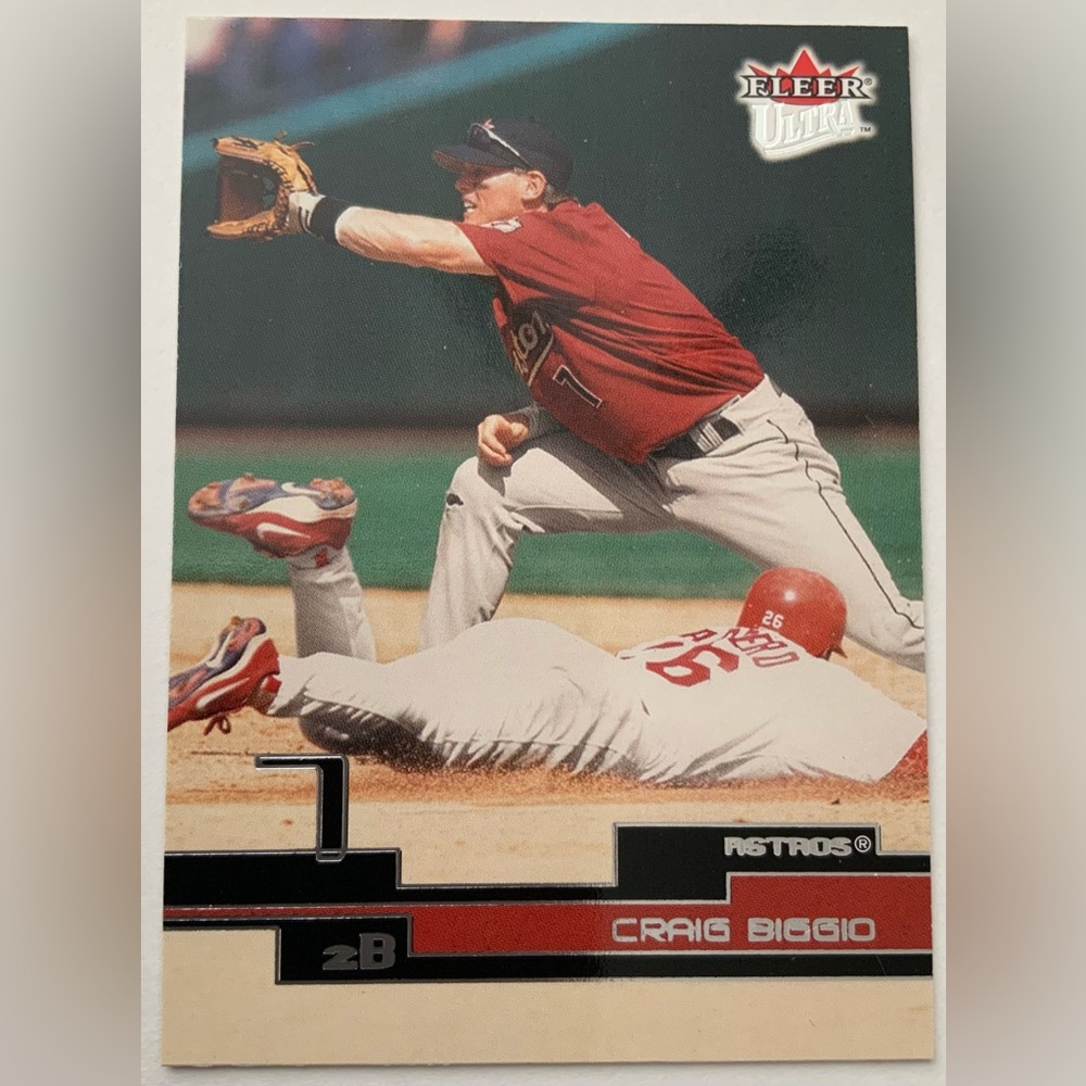 Craig Biggio Fleer Ultra Baseball Card